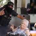  An old lady who cleverly escaped from Hamas soldiers because Is Messi name?;
