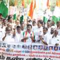 adani issue chennai district congress mass gathering 