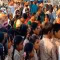 School students at BJP road show; Order to take action