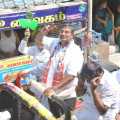 ADMK candidate Royapuram Mano engaged in intense vote collection (Pictures)