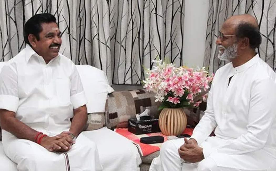 rajini birthday wishes to edappadi palanisamy 