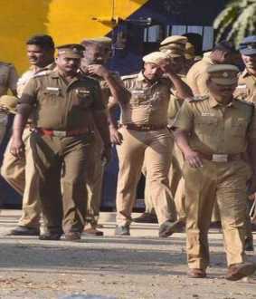 vellore police inspector home raid in corruption department take charge