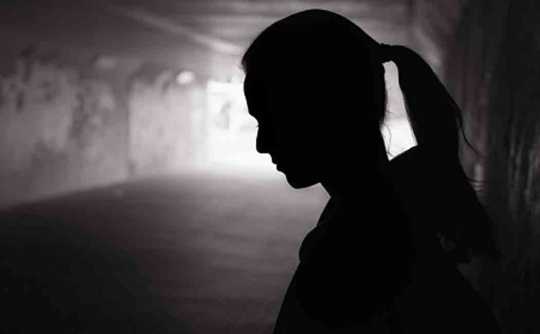 Young woman cheating young man through matrimony