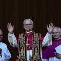 White smoke coming out of the chimney - Pope election