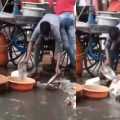 Roadside shop employee washing dishes in sewer water ... viral video!