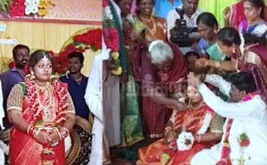 sivaganga Congress executive daughter marriage function viral 