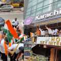 BJP vandalized Bakery named Pakistani city in hyderabad