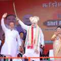 Opposition to Amit Shah who went to Manipur to campaign after 11 months