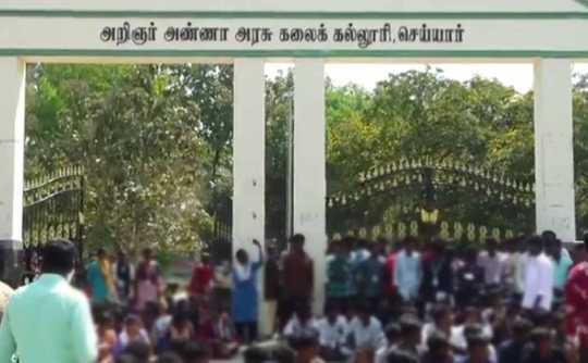  Professor asking students them why they are studying after getting married